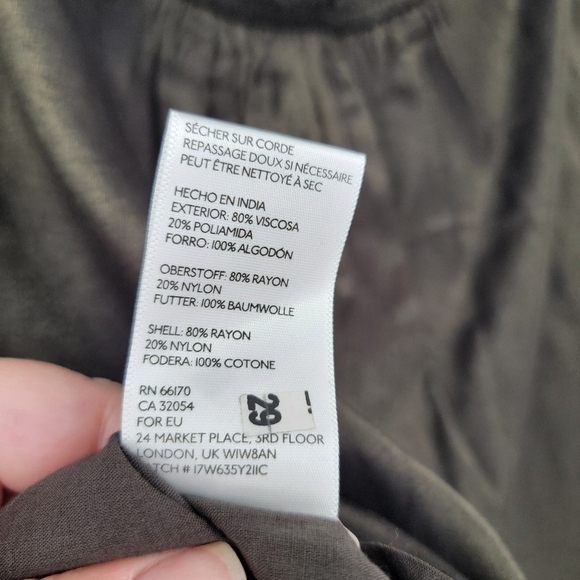 Ecote Urban Outfitters UO Black Boho Dress Womens Medium Iridescent Bohemian - Picture 11 of 16